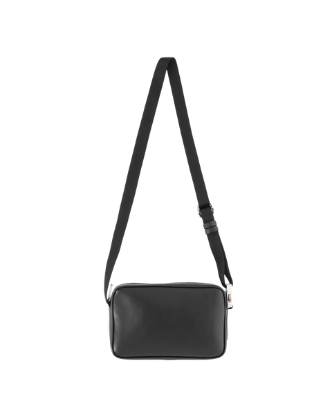 LEATHER BUCKLE CROSSBODY BAG