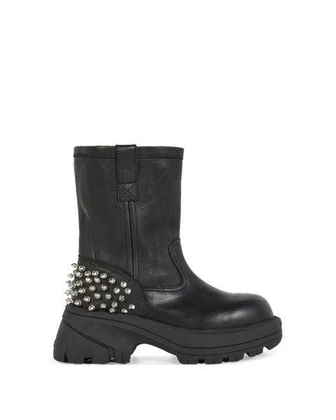 AAUBO0073LE07BLK0001 WORK BOOT WITH STUDS (C)