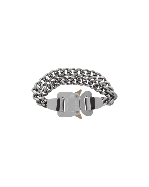 AAUJW0216OT01GRY0002 2X CHAIN BUCKLE BRACELET