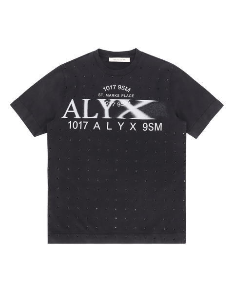 AAUTS0399FA01BLK0003 LOGO SEQUINS T-SHIRT