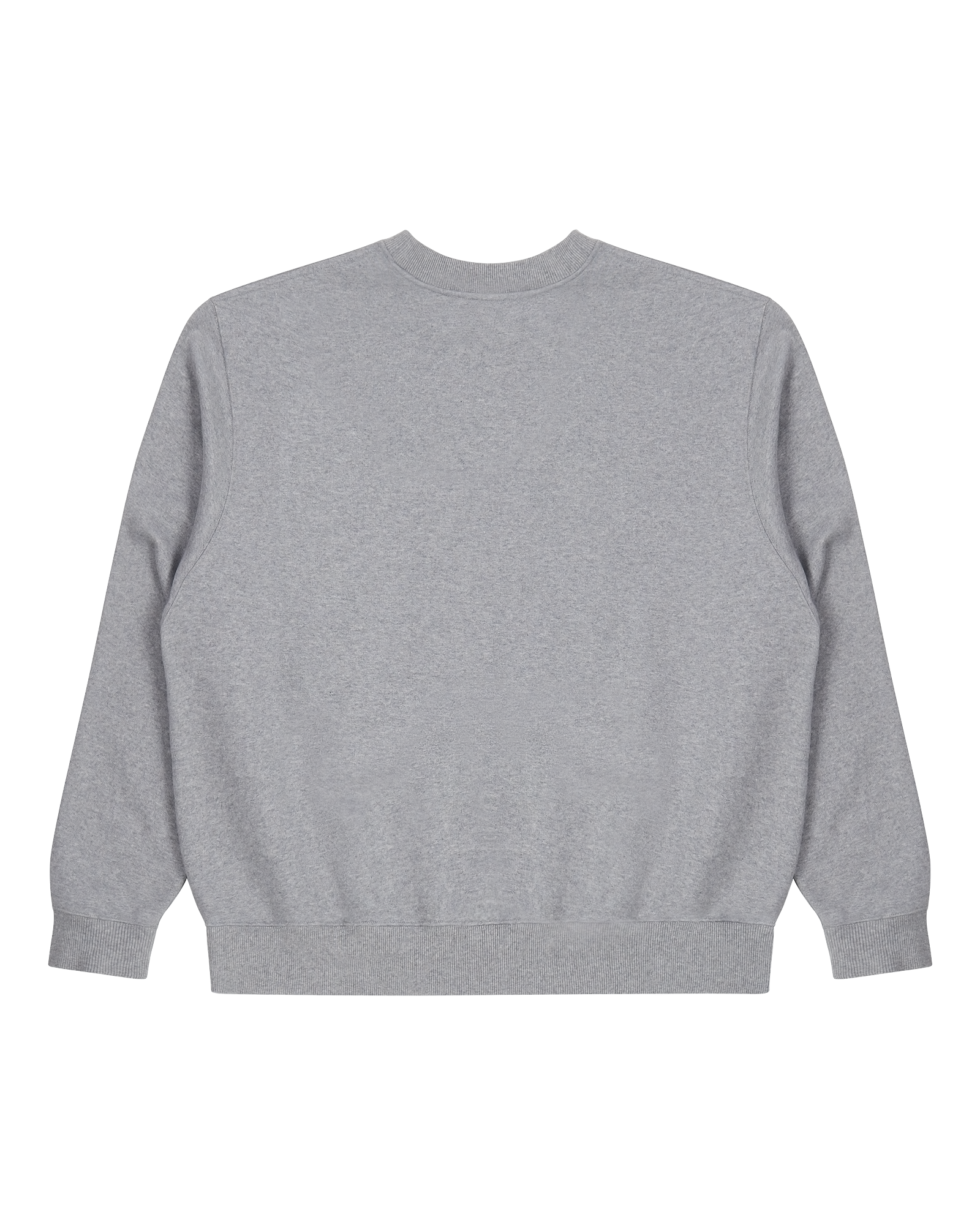 GREY BOXY CREWNECK SWEATSHIRT