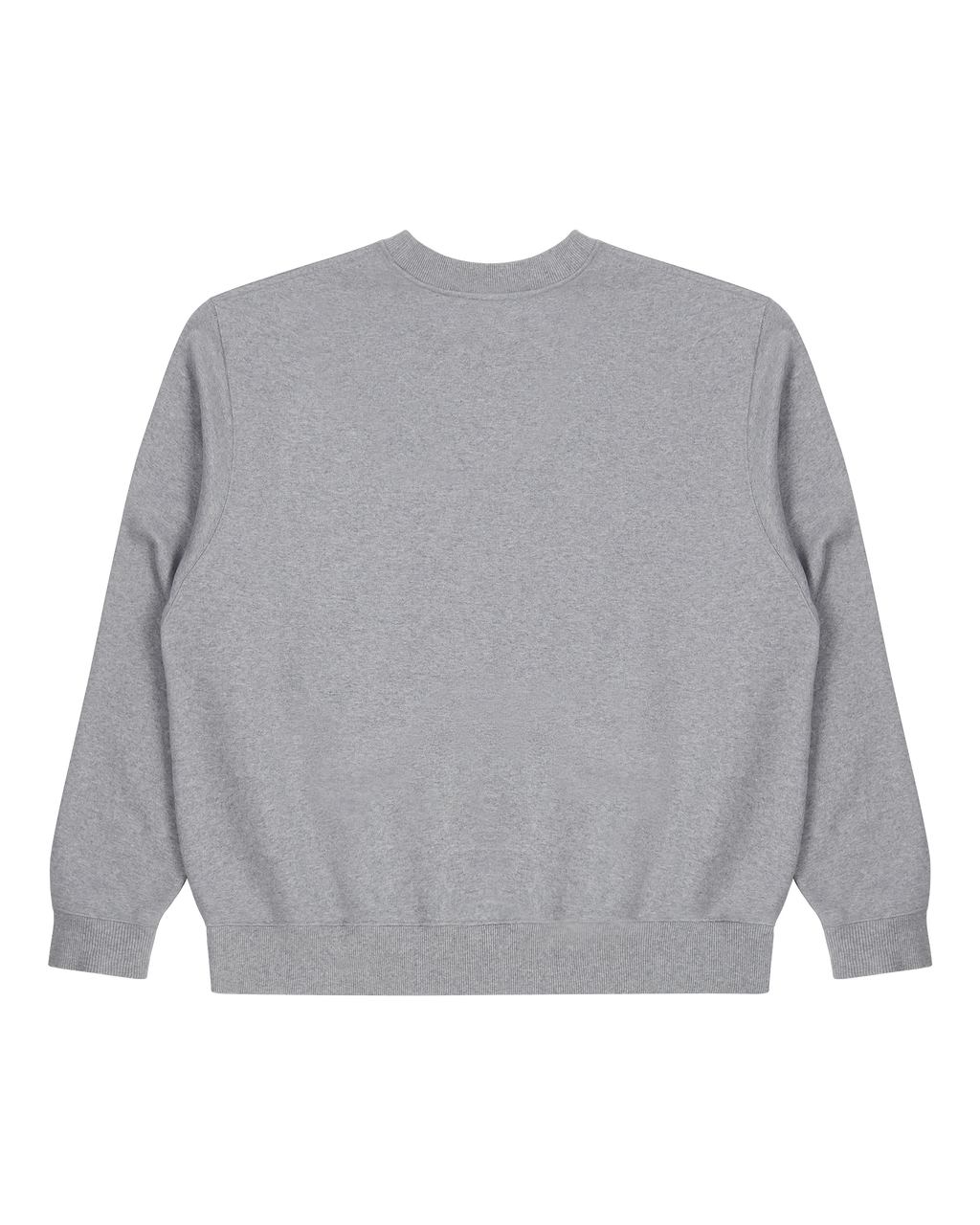 GREY BOXY CREWNECK SWEATSHIRT