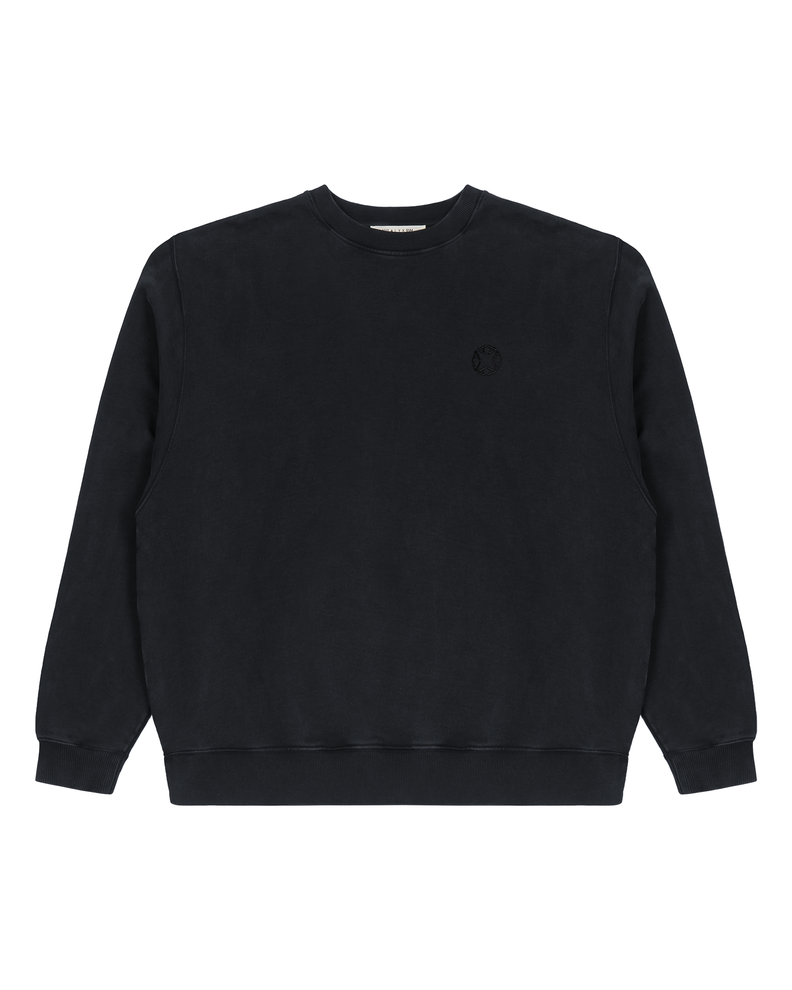 CHARCOAL GREY BOXY CREWNECK SWEATSHIRT