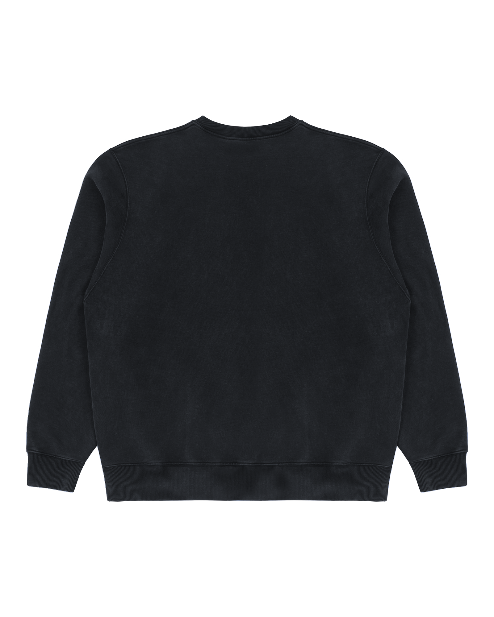 CHARCOAL GREY BOXY CREWNECK SWEATSHIRT