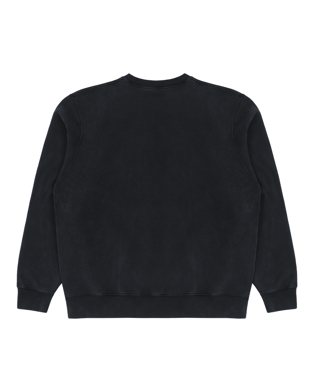 CHARCOAL GREY BOXY CREWNECK SWEATSHIRT