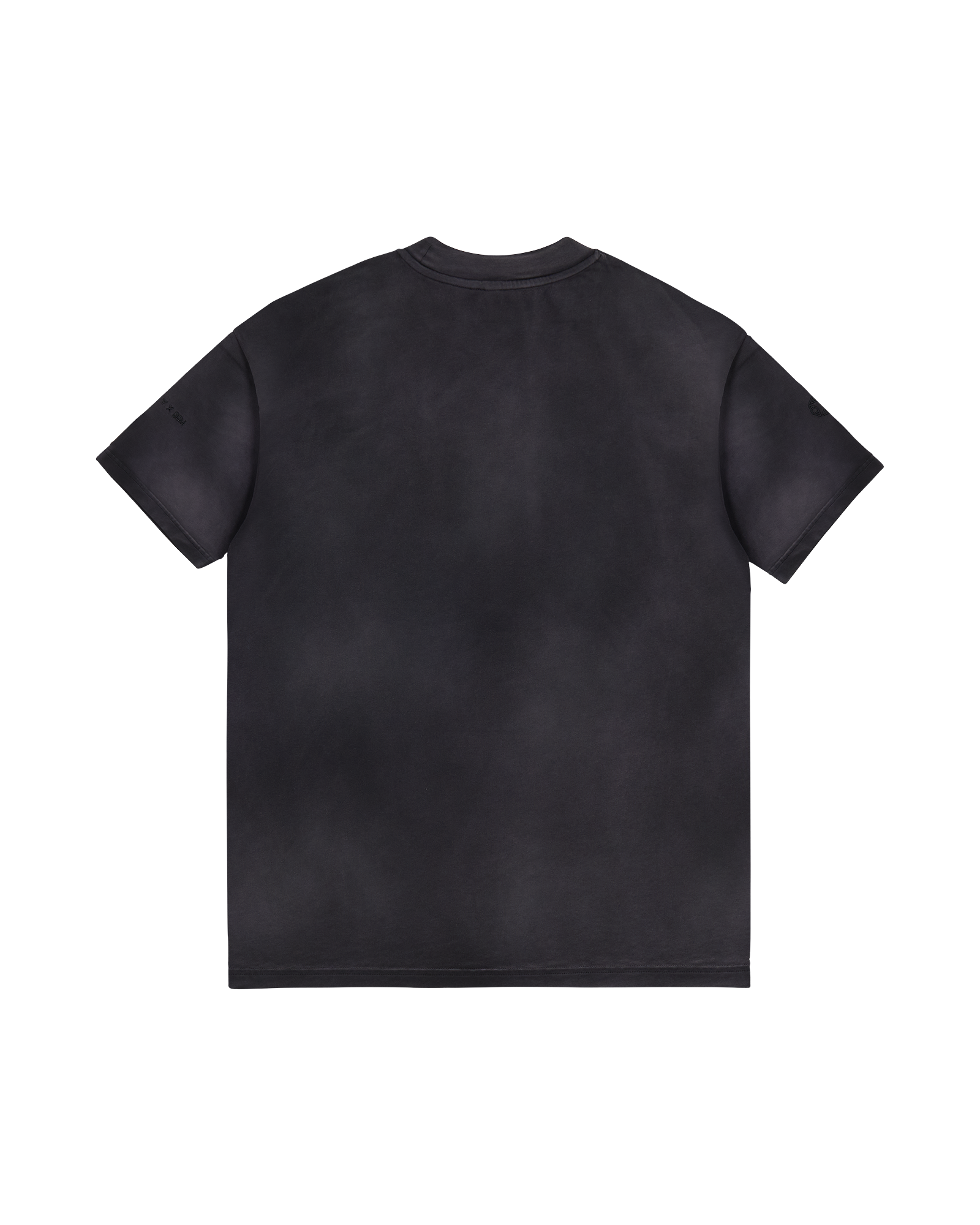 BLACK OVERSIZED GARMENT DYE T-SHIRT