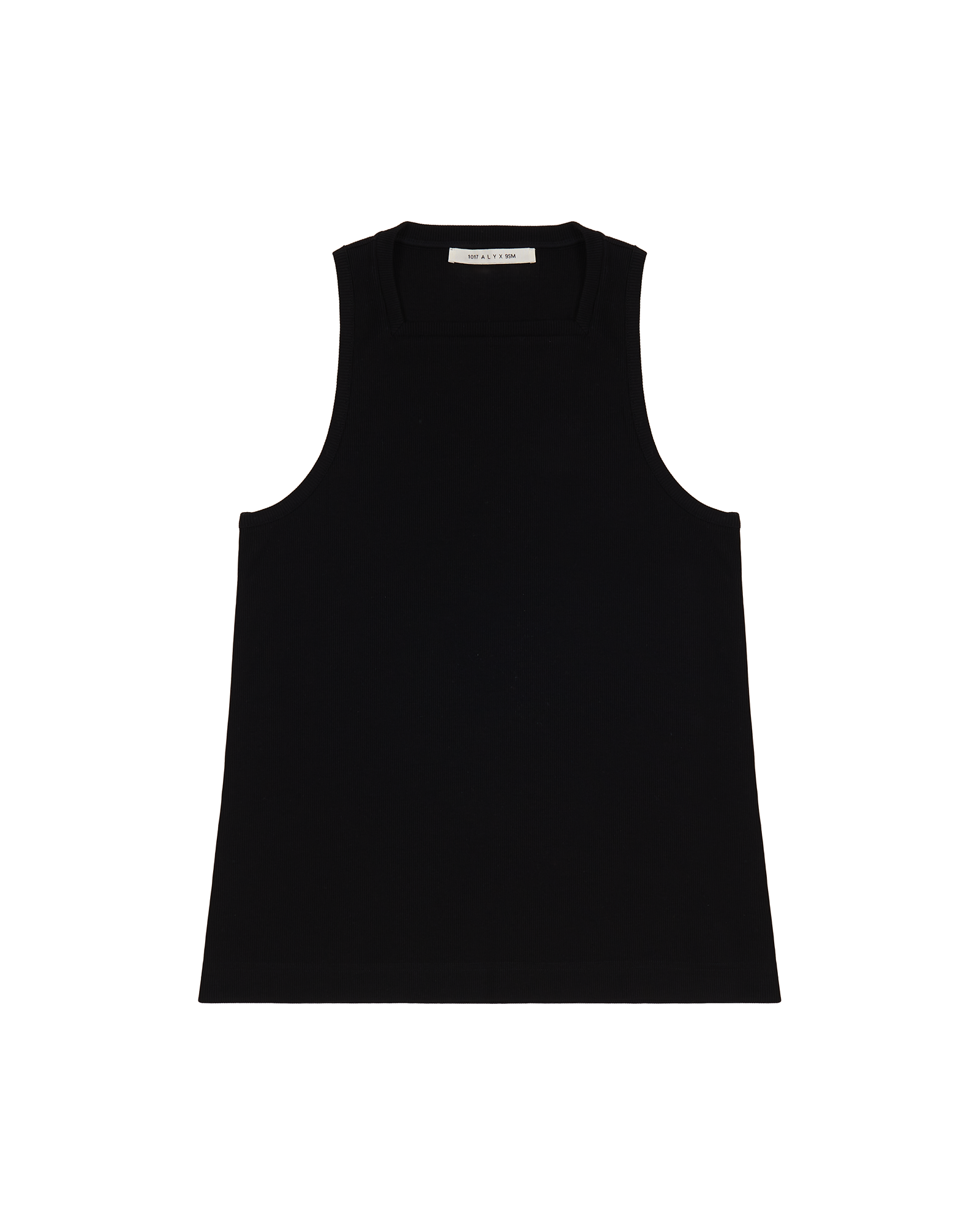 BLACK SQUARE NECK TANK TOP