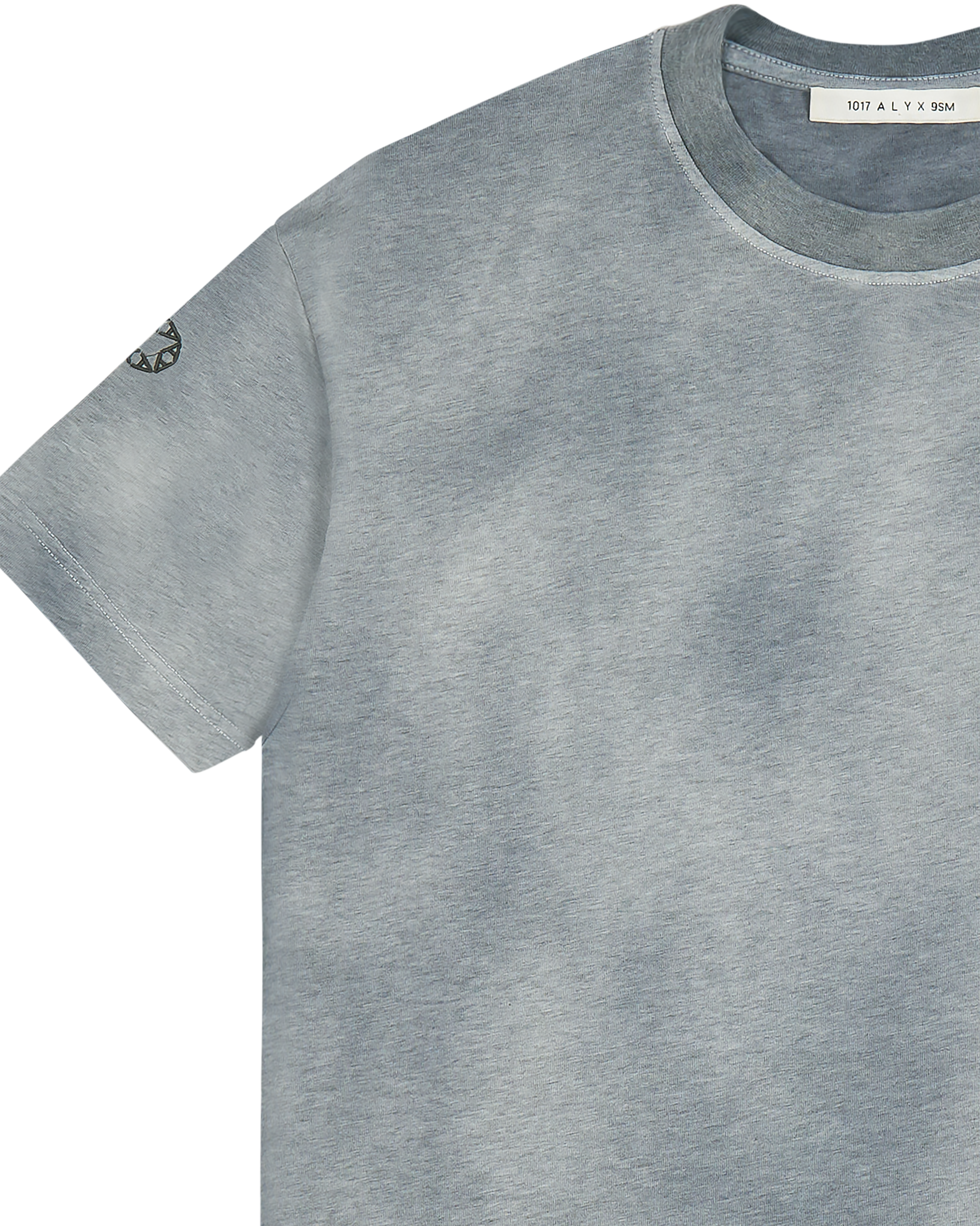 GREY OVERSIZED GARMENT DYE T-SHIRT