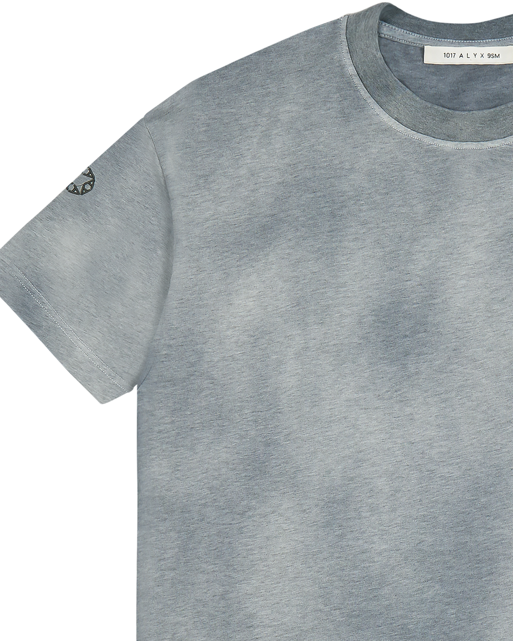 GREY OVERSIZED GARMENT DYE T-SHIRT