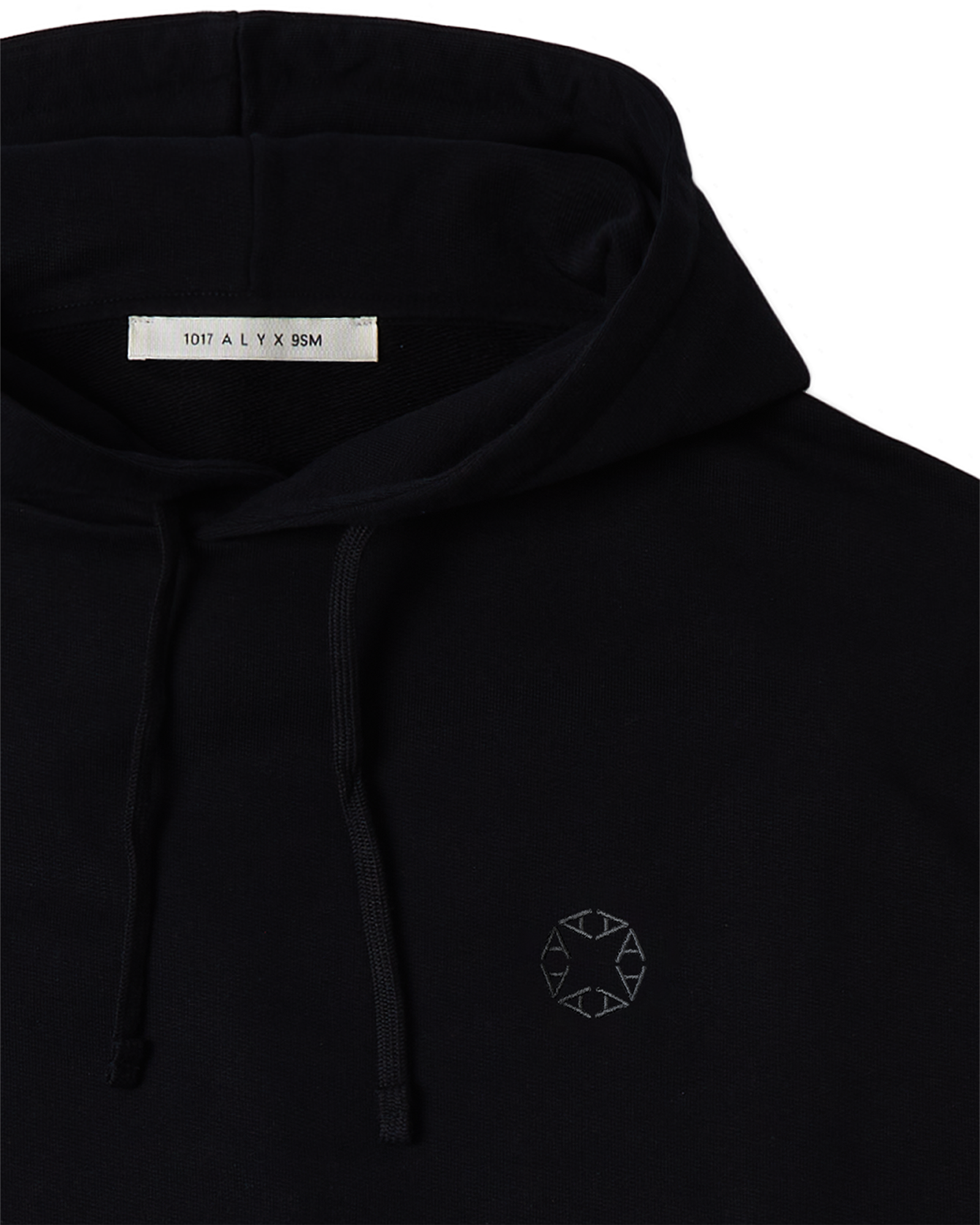 BLACK BOXY PULLOVER HOODIE