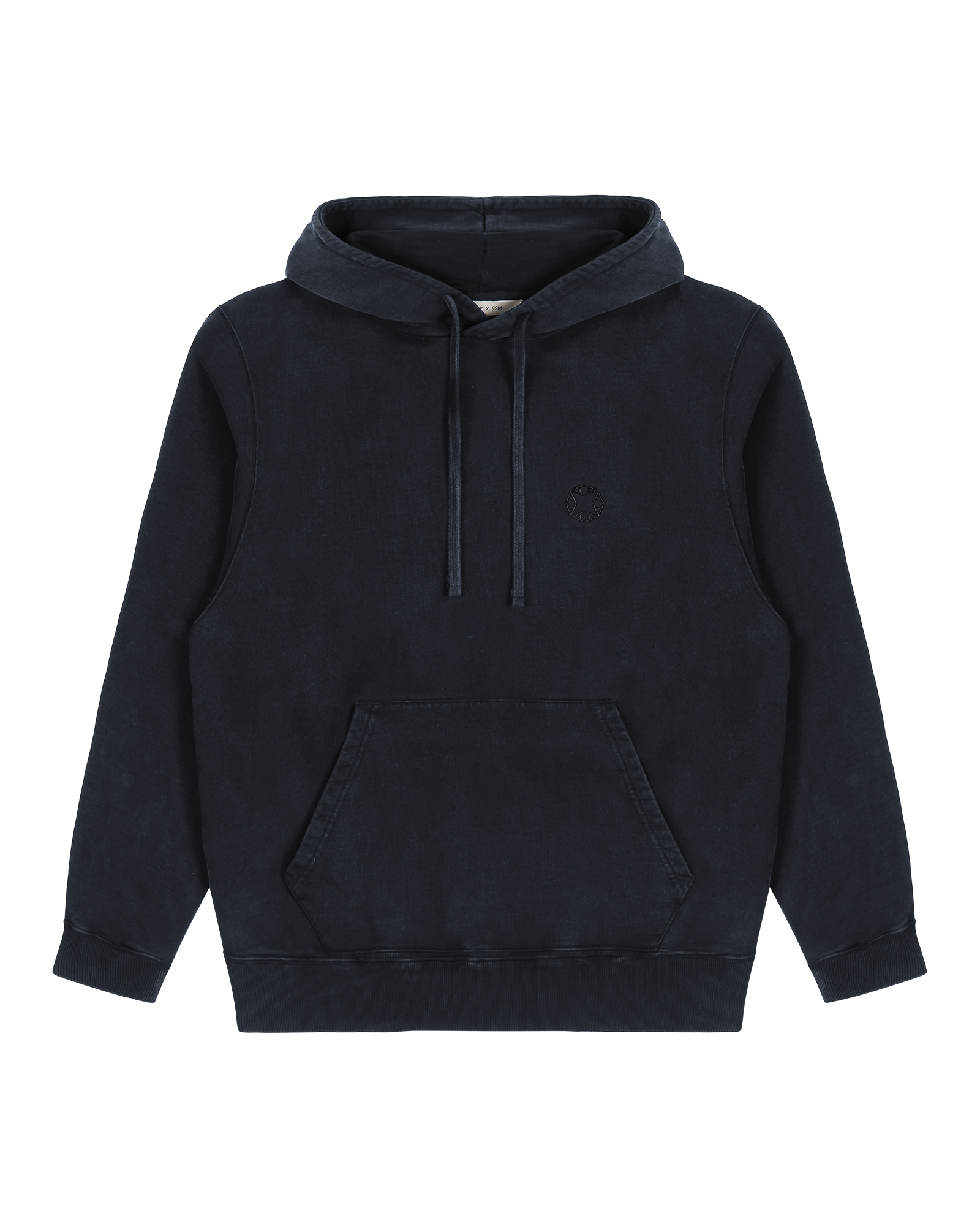 CHARCOAL GREY BOXY PULLOVER HOODIE