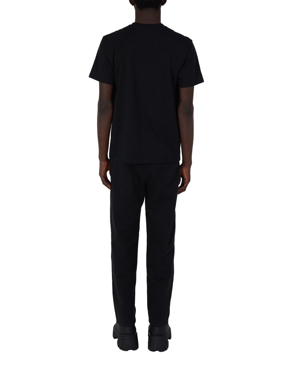 BLACK CREW NECK T-SHIRT