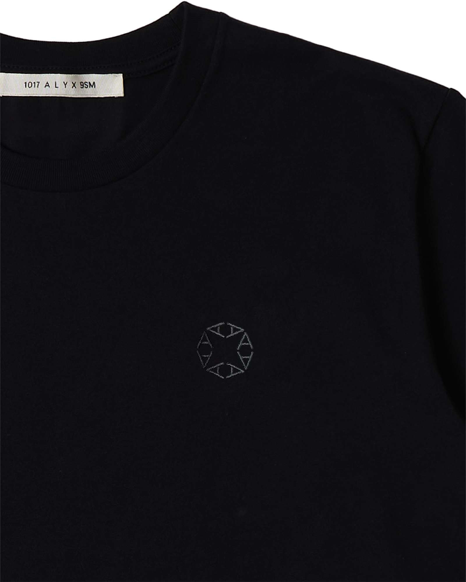 BLACK CREW NECK T-SHIRT