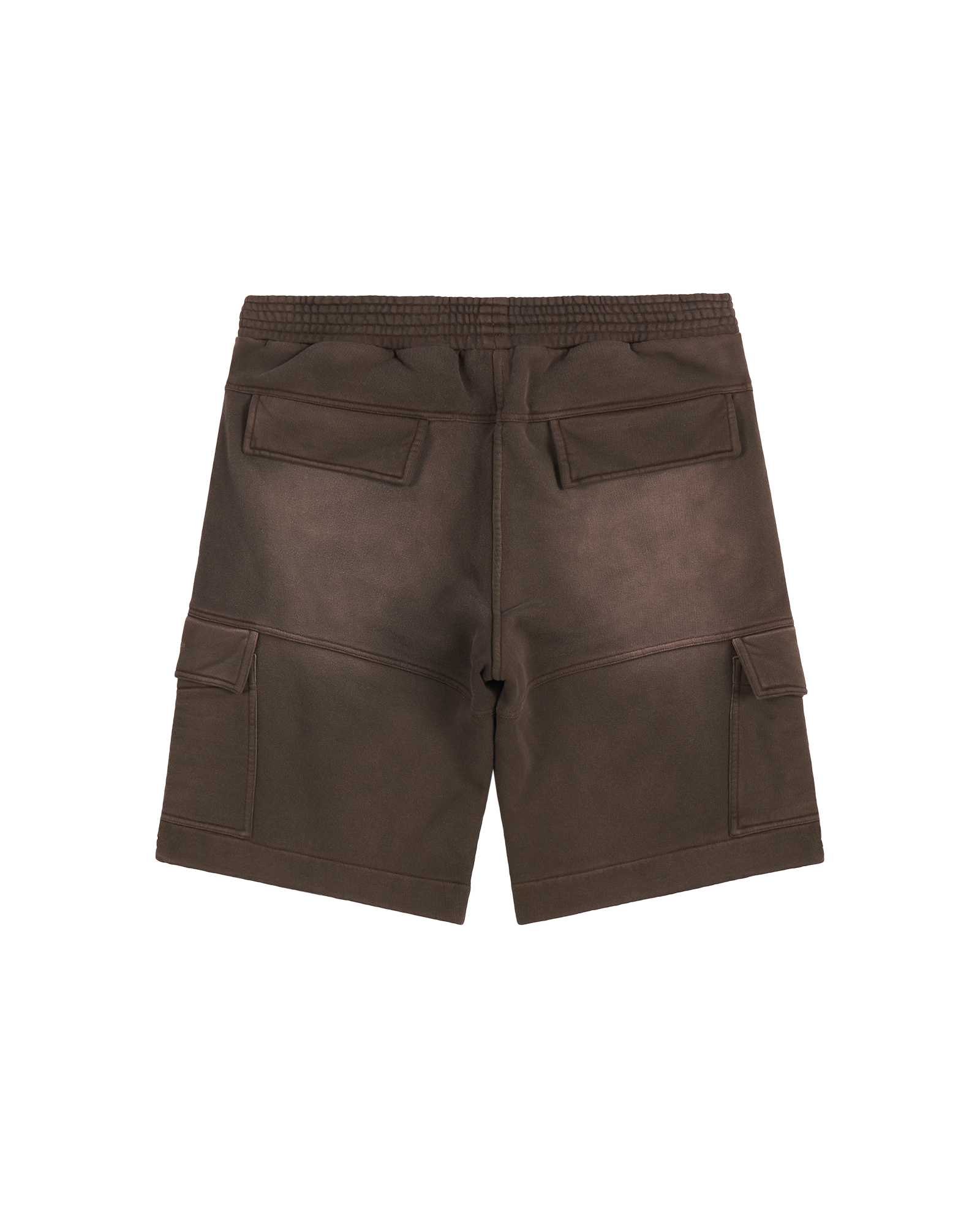 BROWN GARMENT DYE CARGO SHORTS