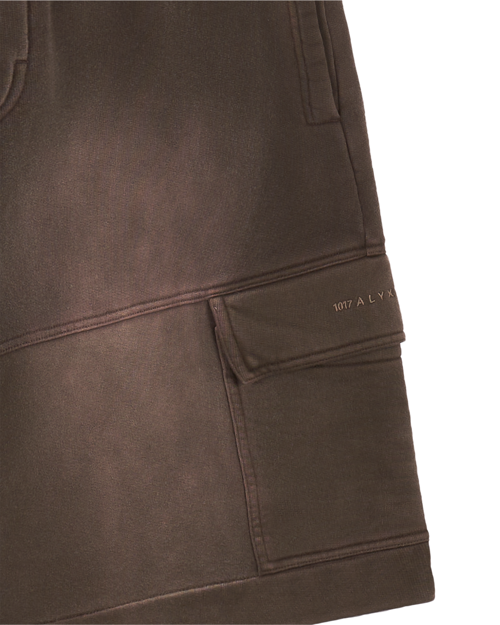 BROWN GARMENT DYE CARGO SHORTS