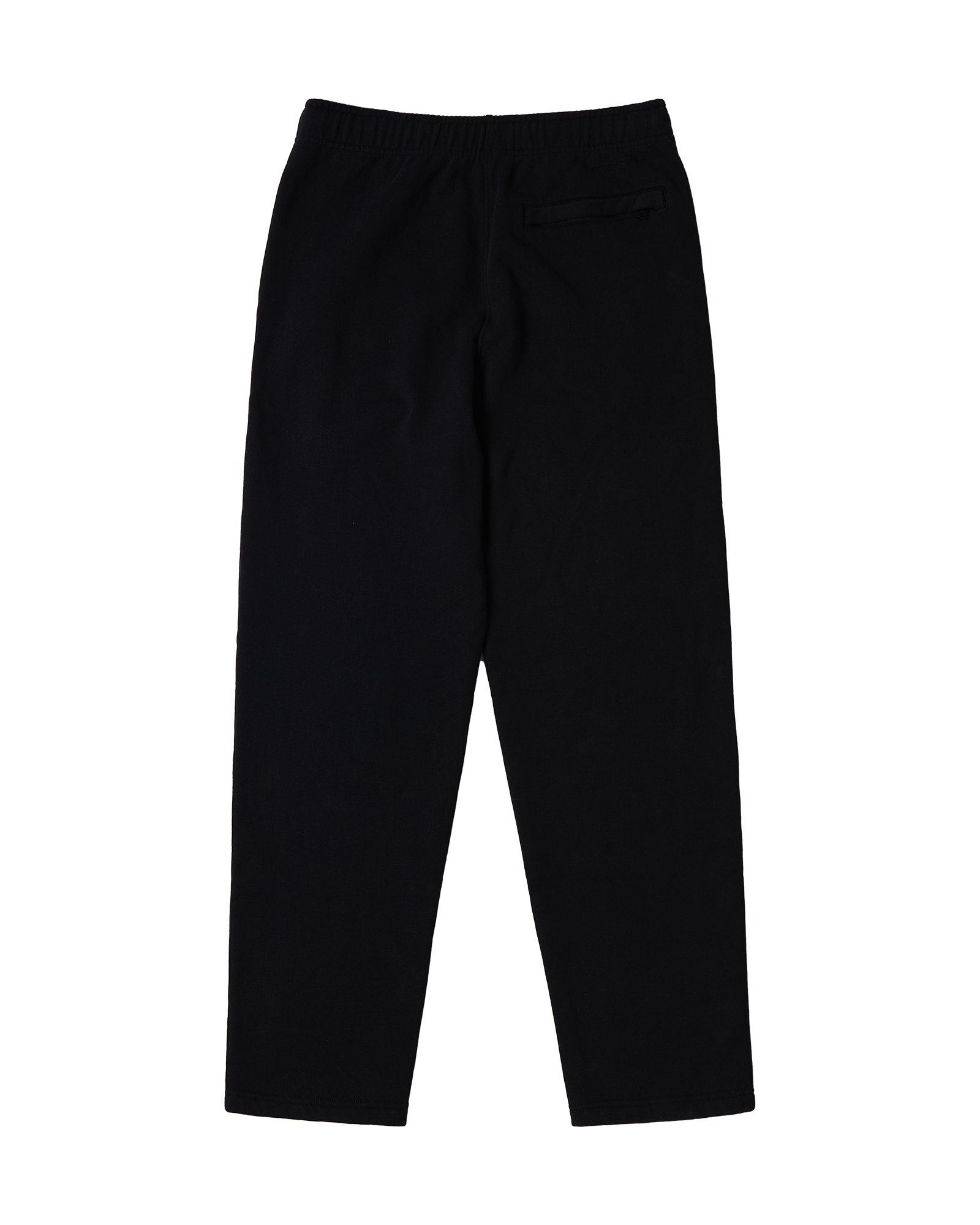 BLACK STRAIGHT LEG SWEATPANTS