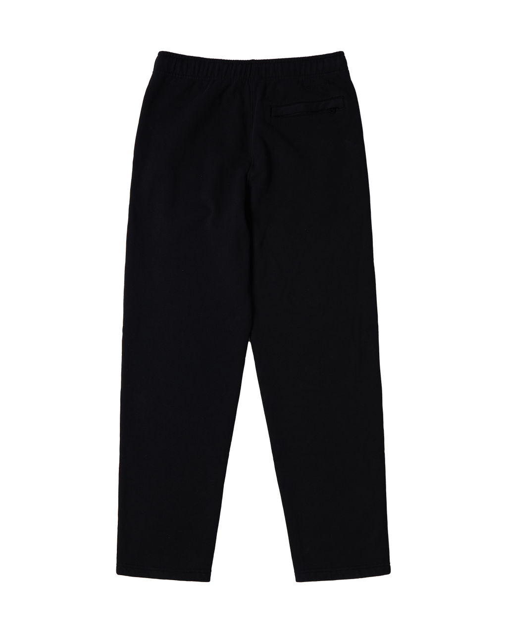 BLACK STRAIGHT LEG SWEATPANTS