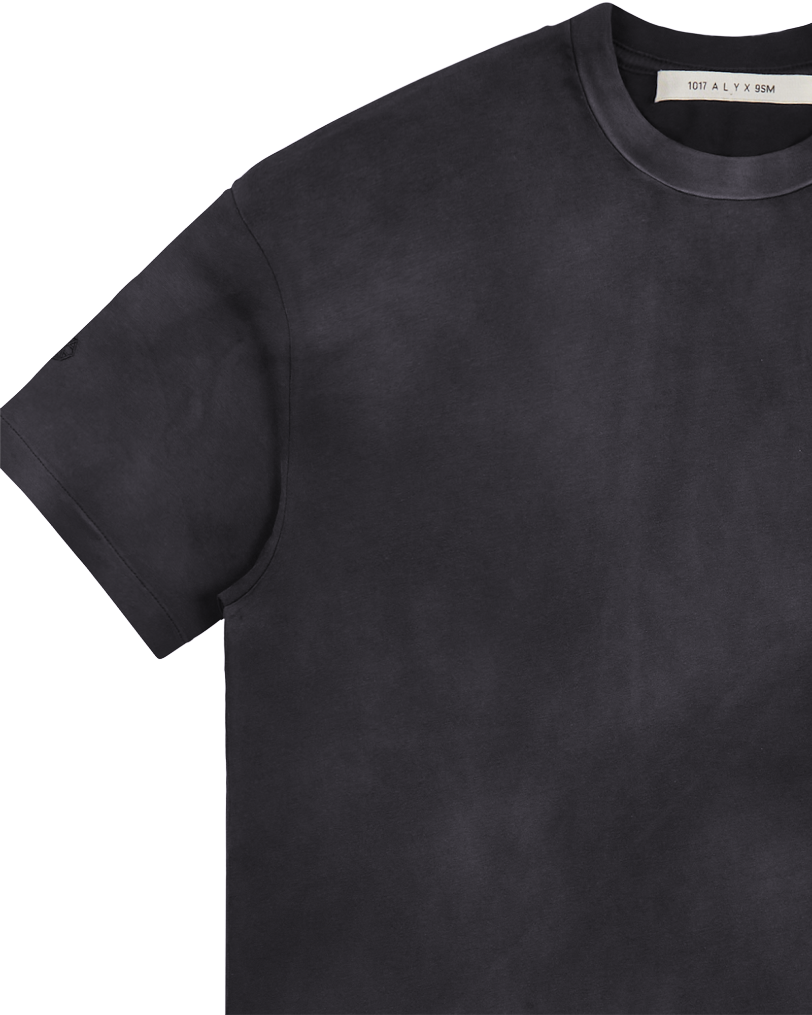 BLACK GARMENT DYE T-SHIRT