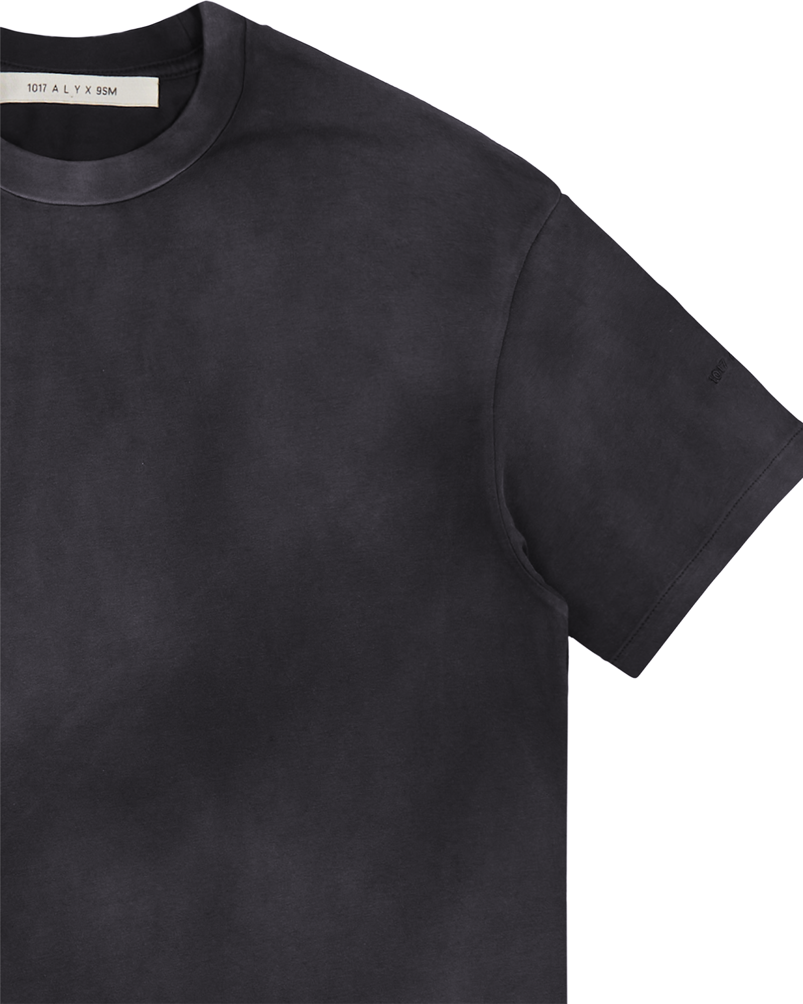 BLACK GARMENT DYE T-SHIRT