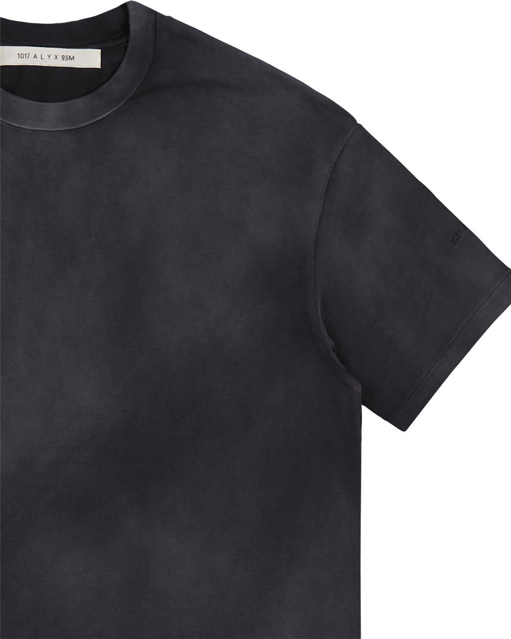 BLACK GARMENT DYE T-SHIRT