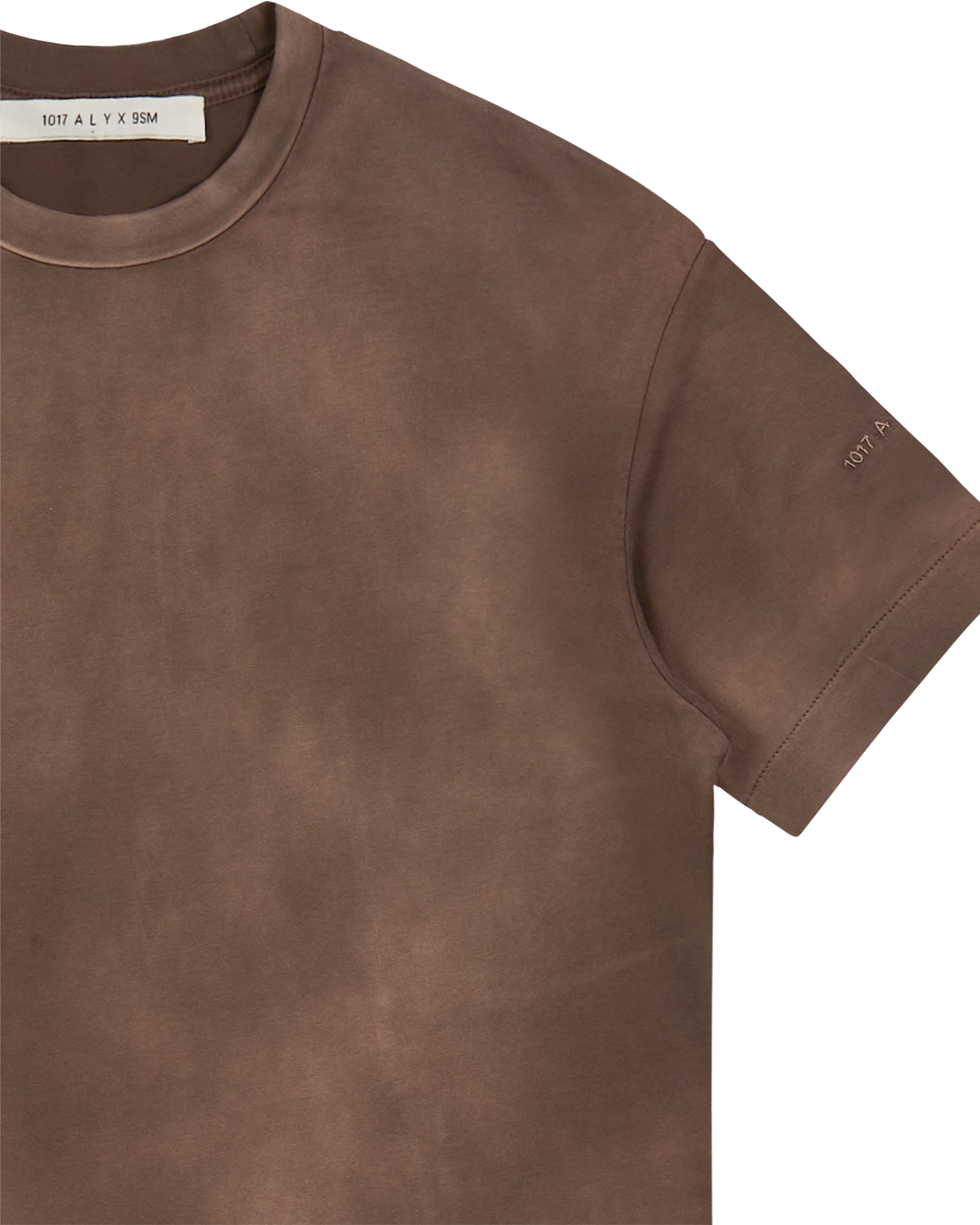 BROWN GARMENT DYE T-SHIRT