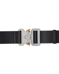 Black Silver 1017 ALYX 9SM Nylon Canvas Safety Buckle Belt Metal Button Men